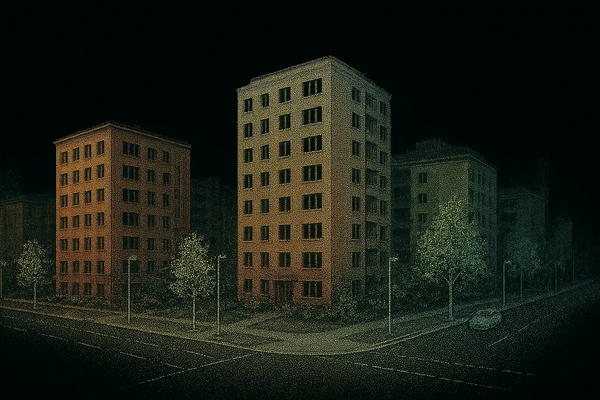 облако точек городской застройки Пример облака точек городской застройки